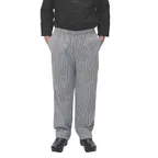 image of Winco UNF-4KXXL Newbury Chef Pants, Relaxed Fit, houndstooth, XXL