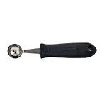 image of Winco VP-307 Melon Baller, 6-1/2", Stainless Steel, Soft Grip Handle, black