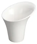 image of Winco WDP003-205 Snack Cup, 8 oz, 5" Dia x 5" H, Porcelain, White Ardesia™ Dishwasher Safe - 24/Case