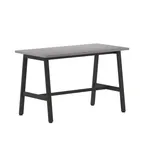 image of Flash Furniture MT-M4824-LTGRY-ABF-GG Redmond Conference Table, 48"W x 24"D, Gray Oak Finish, Rectangular, 1" Thick Top, Powder Coated Steel A-Frame Base