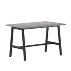 image of Flash Furniture MT-M4830-LTGRY-ABF-GG Redmond Conference Table, 48"W x 30"D, Gray Oak, Rectangular, 1" Thick Top, Powder Coated Steel Base