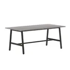 image of Flash Furniture MT-M7236-LTGRY-ABF-GG Redmond 72"W x 36"D Rectangular Conference Table, Gray Oak Finish, Powder Coated Steel A-Frame Base