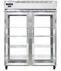 image of Continental Refrigerator 2RENSSPT-GD-GD 57" 2-Section Glass Door Pass-Thru Refrigerator, 52 cu. ft., Top Mounted