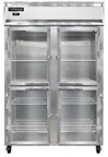 image of Continental Refrigerator 2RNSSPTHD-GD-SD 38" 2-Section Pass Thru Refrigerator, 50 cu. ft., Stainless Steel