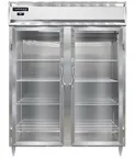 image of Continental Refrigerator D2RENPT-GD-SD 57" 2-Section Pass-Thru Refrigerator, 52 cu. ft., Glass & Solid Doors