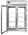 image of Continental Refrigerator D2RNSSPT-GD-GD 38" 2-Glass Door Pass-Thru Refrigerator, 50 cu. ft., Top Mounted