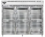 image of Continental Refrigerator D3RENSAPTHD-GD-SD 85-1/5" 3-Section Pass Thru Refrigerator, 75 cu. ft.