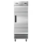 image of Koolmore RIR-1D-SS 29" 1-Solid Door Reach-In Refrigerator, 23 cu. ft., Stainless Steel, Bottom Mounted