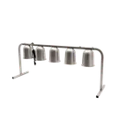 image of Omcan USA 48396 (Fw-Cn-1250) Heat Lamp, 5-Bulb, Ventilated Aluminum Reflectors