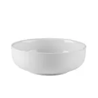 image of CAC China MB-309 - 9" (9 1/4") Round Porcelain Salad Bowl, Wide Well, 72 oz, 9 in Diameter - Dozen
