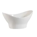 image of CACChina NGB-13 - 72 Oz. Bone White Porcelain Nugget Bowl,13-1/4" L 8" W 6-3/4" H,Dishwasher/Oven Safe