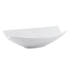 image of CAC China RCN-B515 Porcelain Bowl, 72 Oz., 15-1/4" L x 9-3/4" W x 3-1/2" H, White, Dishwasher Safe