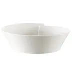 image of CAC China SUS-B10 Sushi Bowl, 78 Oz (10-1/2" Dia. x 3" H) Conical Porcelain, Bone White - Dozen