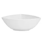 image of CAC China TUP-B10 Triumph Bowl - 76oz Triangular Porcelain White 10-1/4" x 10-1/4" x 4"Gen - Dozen