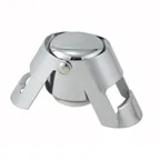 image of Winco CBS-1 Champagne Bottle Stopper, 1-3/8" Dia., Chromed Steel, High-Gloss Finish