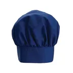 image of Winco CH-13BL Chef Hat, 13"H, Adjustable Velcro Closure, One Size Fits Most, blue