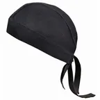 image of Winco CHHW-3K Head Wrap, Adjustable, One Size Fits Most, Lightweight, black