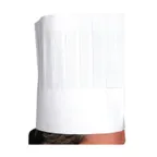 image of Winco DCH-9 Disposable Chef'S Hat, 9", Signature Chef - 10/Bag