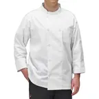 image of Winco UNF-5WL Chef Jacket, Universal Fit, Double Breasted, white, large