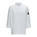 image of Winco UNF-6W4XL Mulholland Chef Jacket, Tapered Fit, white, 4XL