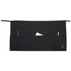 image of Winco WA-1221 Waist Apron, 21-3/4"L X 12-1/2"W (3) Pockets, Machine Wash And Dry, black