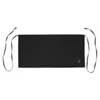 image of Winco WA4-3417K Four-Way Apron, 34"L X 17"W, Machine Wash And Dry, black