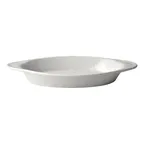 image of Winco WRD-20 Welsh Rarebit Baking Dish, 20 oz, Oval White Porcelain, 12" x 6-1/8" x 1-5/8", - 1 Dozen