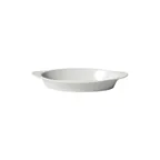 image of Winco WRD-8 Welsh Rarebit Baking Dish, 8 oz, Oval Porcelain, White, 8-3/4"L x 5"W x 1"H, 1 Dozen