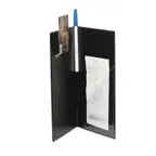 image of Winco CHK-1K Check Holder, 10" X 5-1/2", Grooved Spine