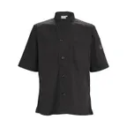 image of Winco UNF-9K3XL Broadway Ventilated Shirt, Tapered Fit, black, XXXL