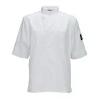 image of Winco UNF-9W3XL Broadway Ventilated Shirt, Tapered Fit, white, XXXL