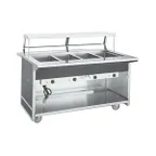 image of Atlas Metal BLH-2-OT 36" Hot Food Serving Counter, (2) Wells