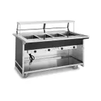 image of Atlas Metal BLH-4-OT 63" Hot Food Serving Counter, (4) Wells