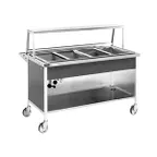 image of Atlas Metal CAH-3 50" Hot Food Serving Counter, (3) Wells