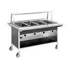 image of Atlas Metal CAIH-3 50" Hot Food Serving Counter, (3) Wells