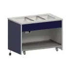 image of Atlas Metal INFH-2 36" Mobile Hot Food Unit,  (2) Open Wells