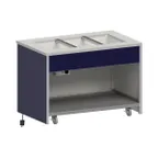 image of Atlas Metal INFH-3 50" Mobile Hot Food Unit, (3) Open Wells