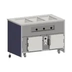 image of Atlas Metal INFHB-3 50" Mobile Hot Food Unit, (3) Wells