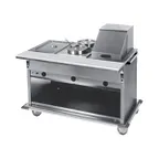image of Eagle Group PHT6OB-208-3 97" Spec-Master® Portable Hot Food Table, (6) Pan Capacity