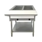 image of Omcan USA 46646 30" Electric Steam Table, (2) Open Wells