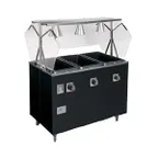 image of Vollrath T38707464 46" 2-Series Affordable Portable™  (3) Sealed Well Hot Food Station Deluxe