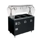 image of Vollrath T38712604 60" 2-Series Affordable Portable™ (4) Sealed Well Hot Food Station Deluxe