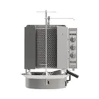 image of Inoksan PDE303N 33" Electric Doner Kebab Machine/Vertical Broiler w/ Robax Glass, 132 Lbs, (9) Burners, 208V
