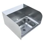 image of BK Resources BKHS-D-1410-1-SS 17" Hand Sink