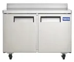 image of Hubert 112604 27" 1-Section Worktop Refrigerator w/ 1 Door, 6.2 cu. ft.