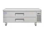image of Hubert 144980 60" 2 Drawers Refrigerated Chef Base, Marine Edge, 12.7 cu. ft., 115V