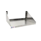 image of Omcan USA 40212 Microwave Shelf, Wall Mount, 24"W x 20"D x 14"H, 18/304 Stainless Steel