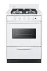 image of Summit WTM6107ISW Gas Range, 20" W X 24"D, 2.92 Cu.Ft. Oven Capacity, Backguard