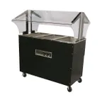 image of Advance Tabco B3-120-B-S-SB 47" Portable Hot Food Buffet Table, (3) Open Wells