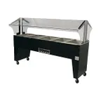 image of Advance Tabco B5-240-B-S 77" Portable Hot Food Buffet Table, (5) Open Wells 